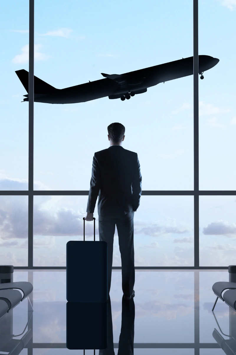 Aurevo chauffeur waiting at Malpensa airport arrivals